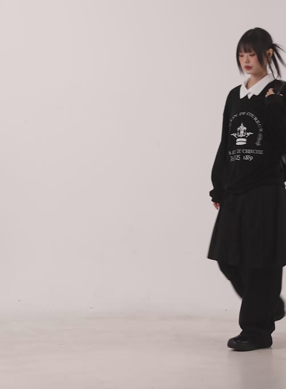 Wrap Pleated Midi Skirt CF518